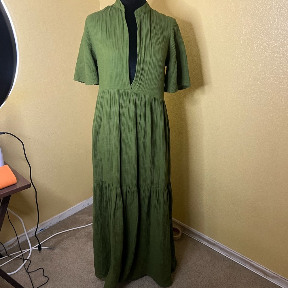 NEW Velvet Heart Olive Maxi Dress